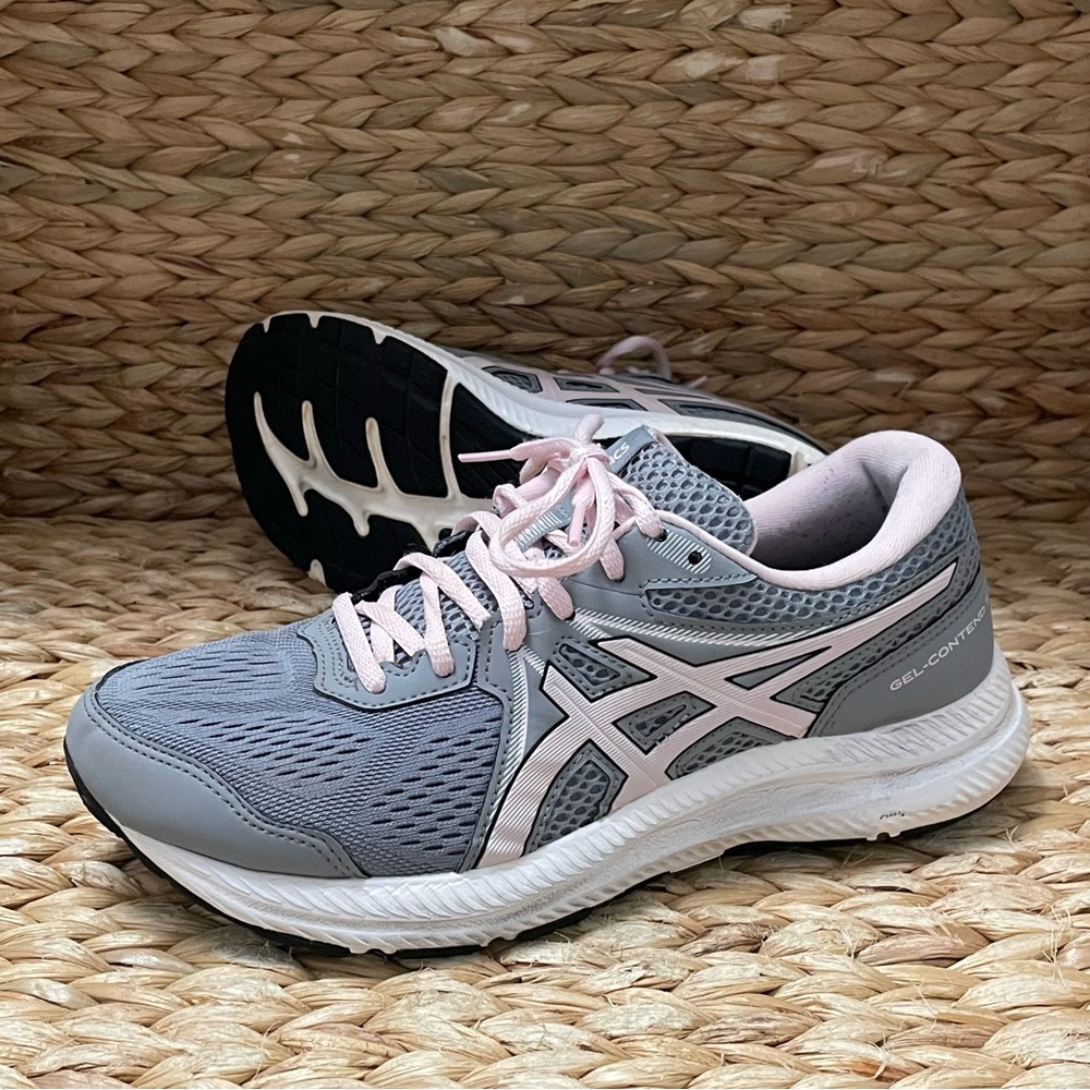 Asics‎ Gel-Contend 7 Running Shoes Gray Pink
